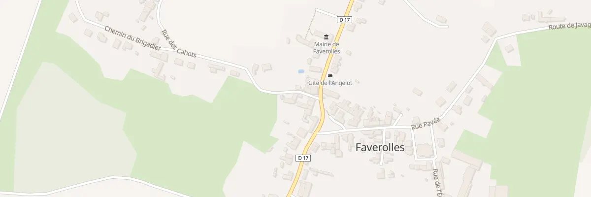 Plan du 3 Rue des Cahots à Faverolles