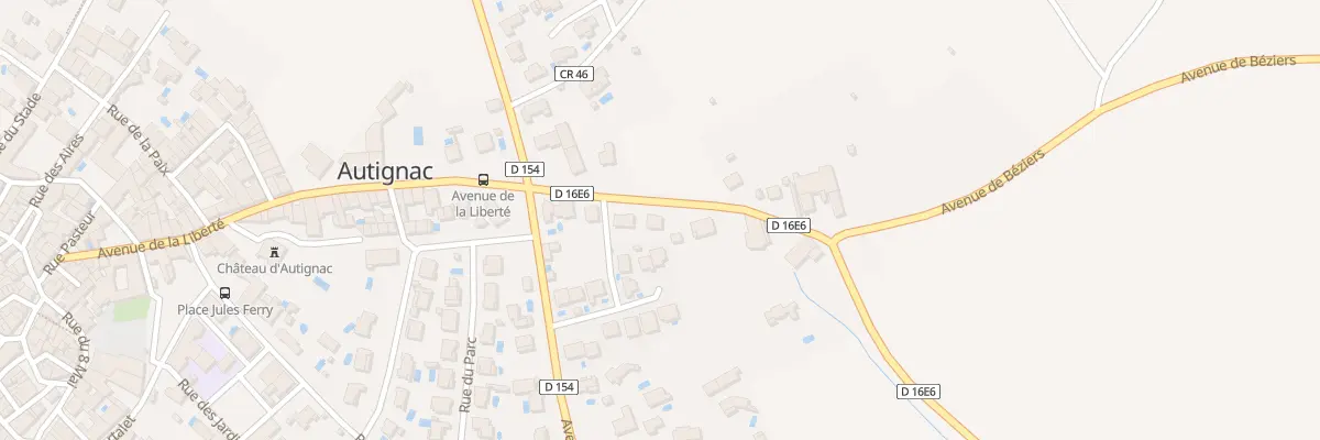 Plan du 6 Av de Béziers à Autignac