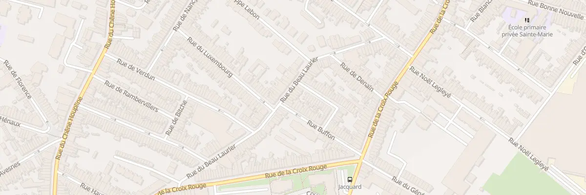 Plan du 68 Rue du Beau Laurier à Tourcoing