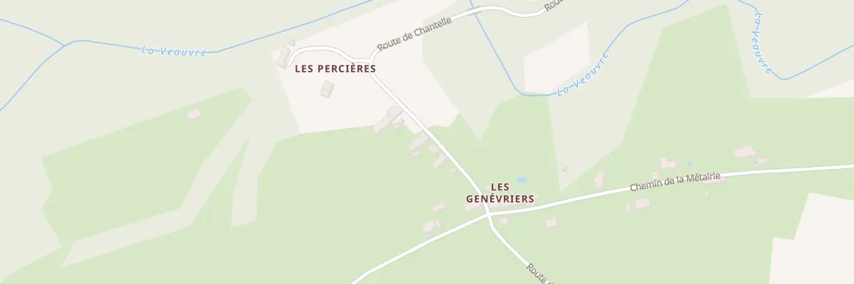 Plan du 34 Rte de Chantelle à Fleuriel