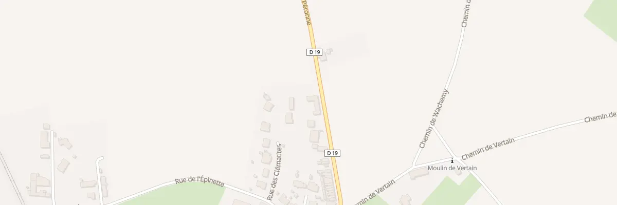Plan du 91 Rue de Peronne à Templeuve-en-Pévèle