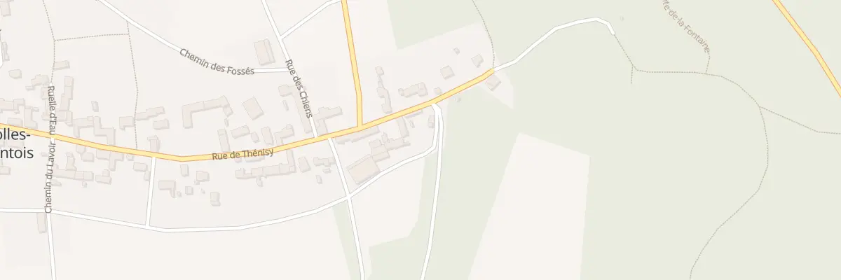 Plan du 60 Rue de Thénisy à Sognolles-en-Montois