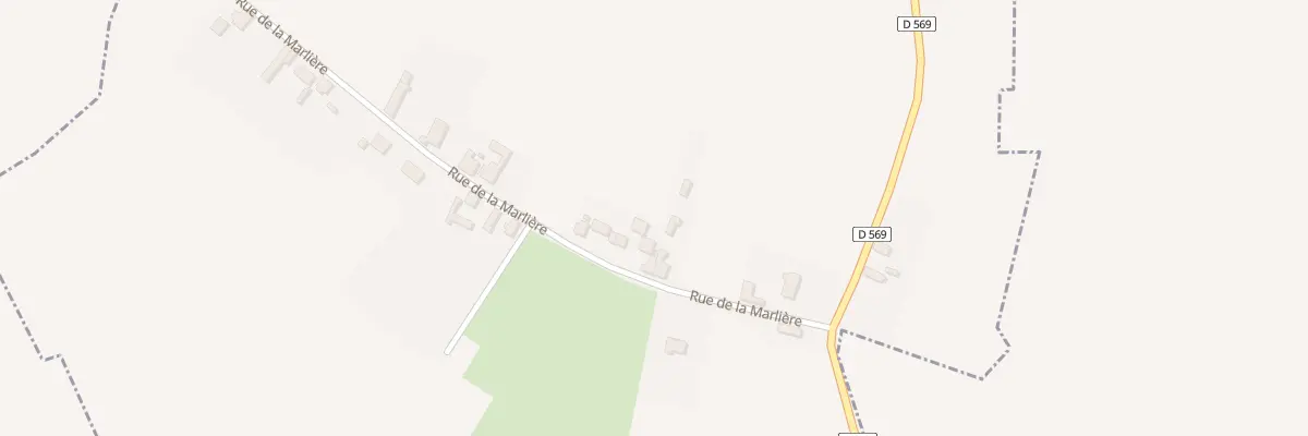 Plan du 6 Rue de la Marliere à Annois