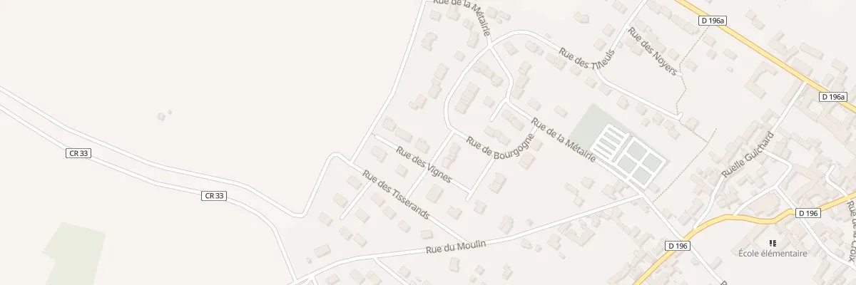 Plan du 2 Rue des Vignes à Villemanoche