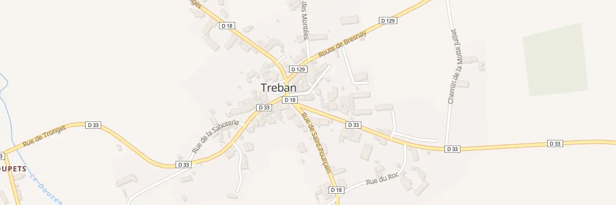 Plan du 3 Rue de Chatel à Treban