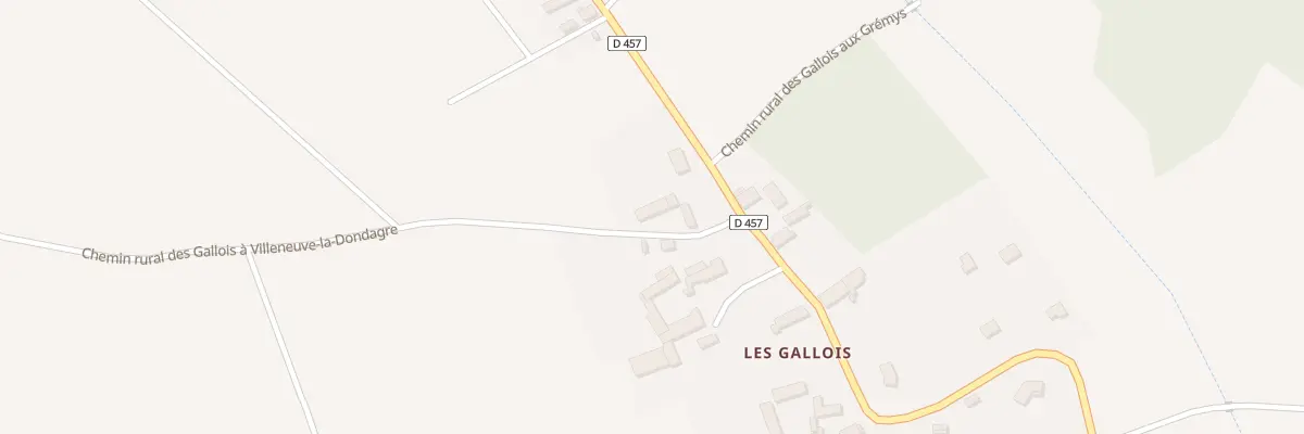 Plan du 45 Sur les Gallois à Cornant