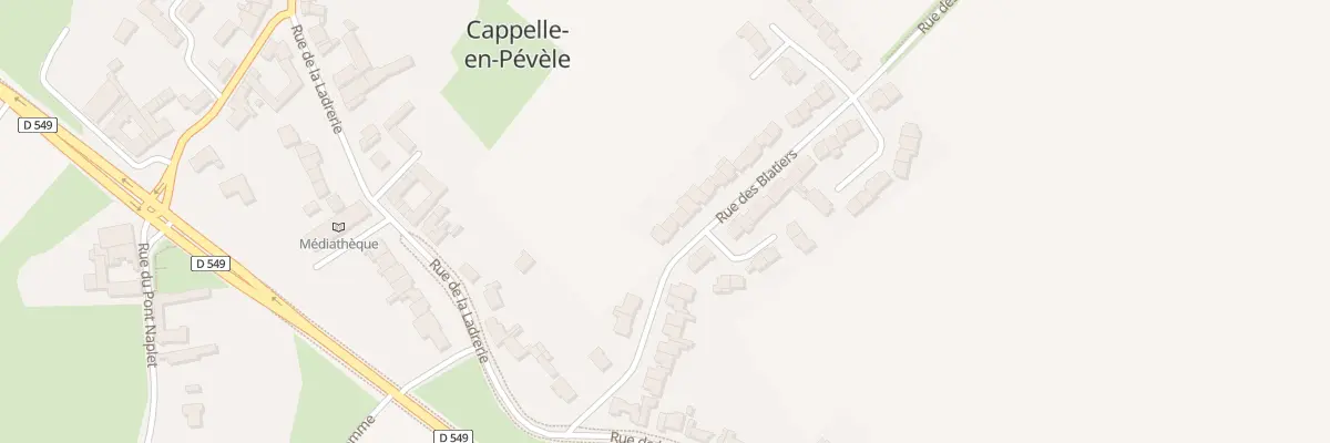 Plan du 7 Rue des Blatiers à Cappelle-en-Pévèle