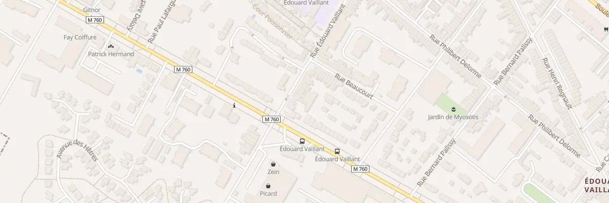 Plan du 113 Rue Edouard Vaillant à Roubaix