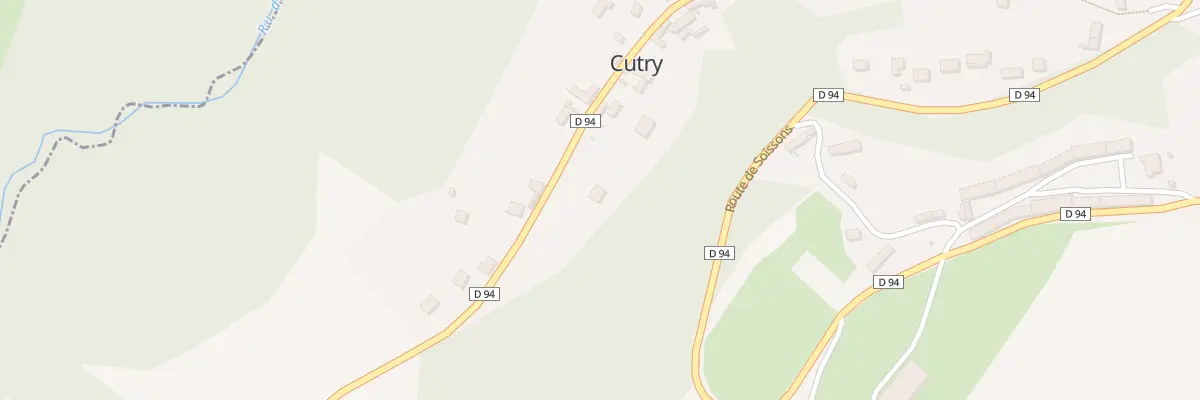 Plan du 2 Rte de Coeuvres à Cutry