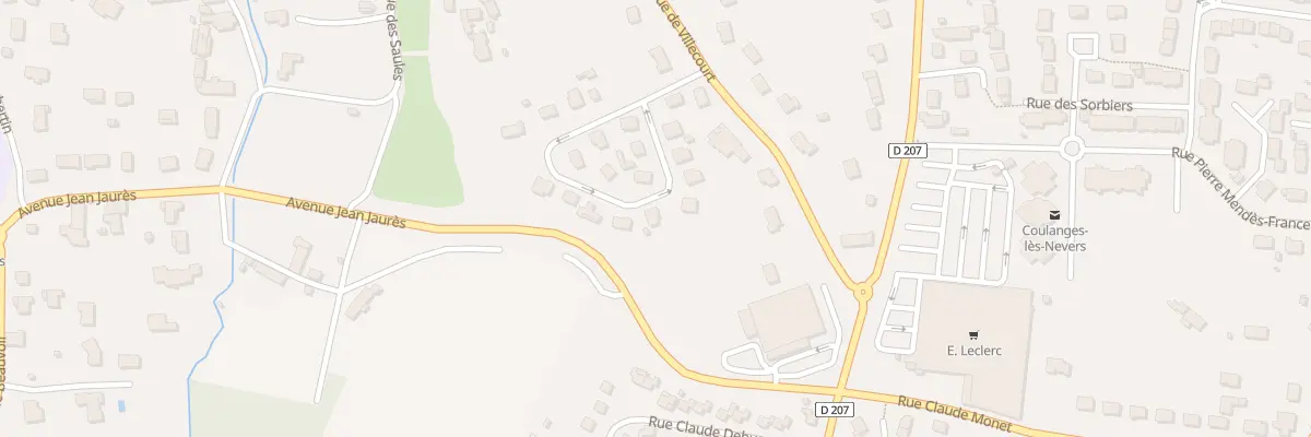 Plan du 16 Rue Jean Rostand à Coulanges-lès-Nevers