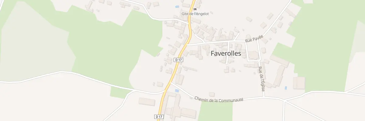 Plan du 25 Rue Saint-antoine à Faverolles