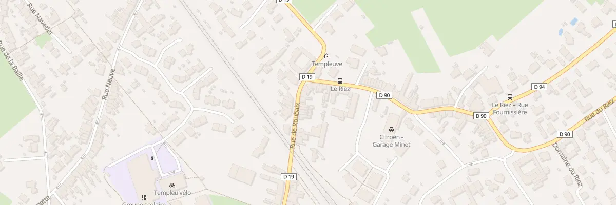 Plan du 90 Rue de Roubaix à Templeuve-en-Pévèle