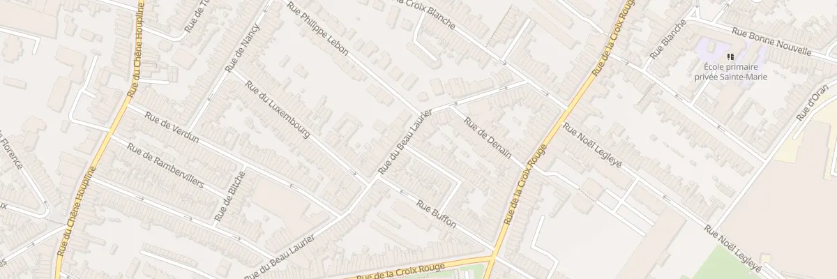 Plan du 80 Rue du Beau Laurier à Tourcoing
