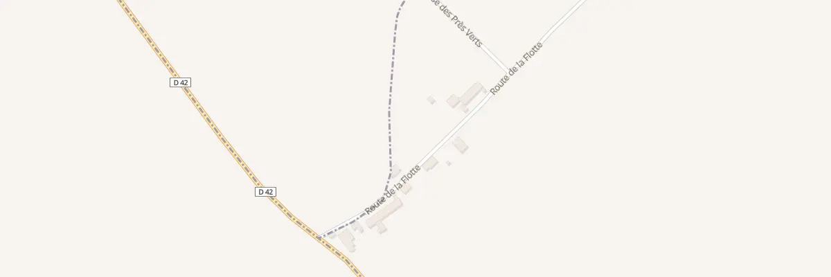 Plan du 28 Rte de la Flotte à Ussel-d’Allier