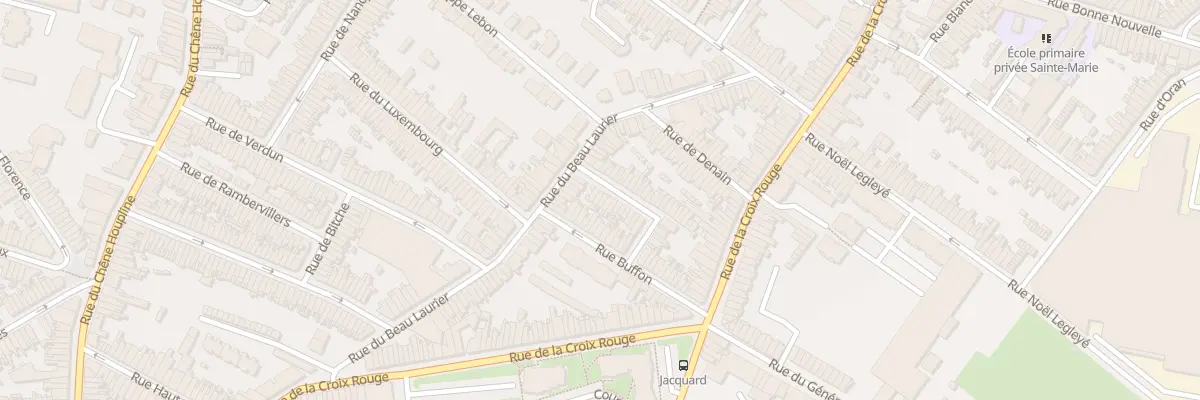 Plan du 36 Rue de Rouen à Tourcoing