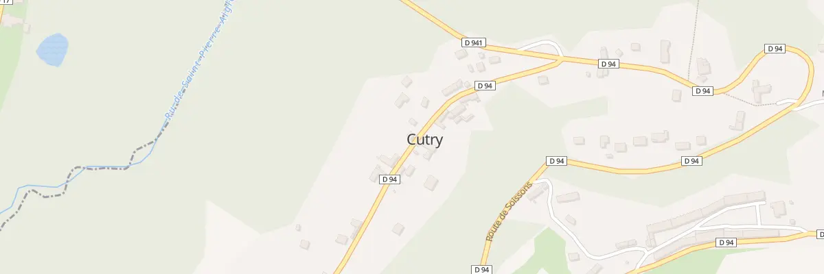 Plan du 13T Rte de Coeuvres à Cutry