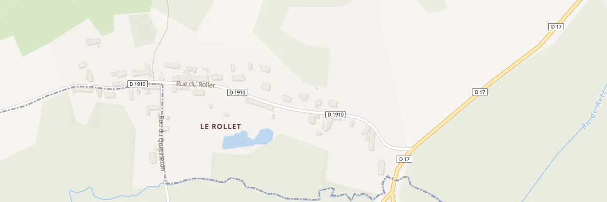 Plan du 13 Rue du Rollet à Ambleny