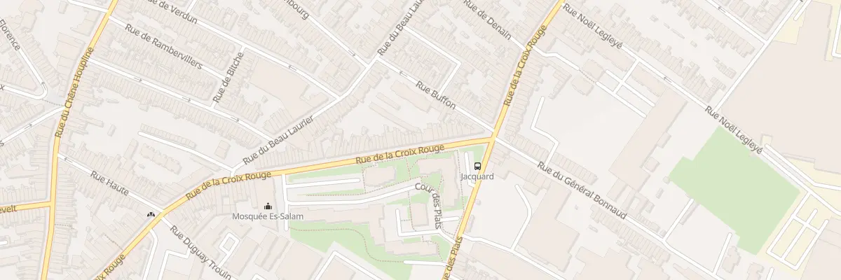 Plan du 163 Rue de la Croix Rouge à Tourcoing