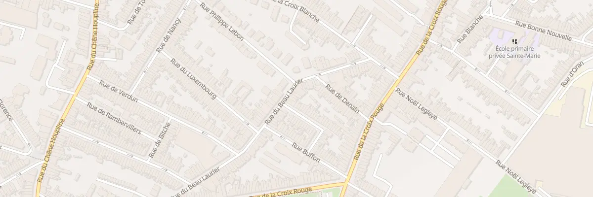 Plan du 82 Rue du Beau Laurier à Tourcoing
