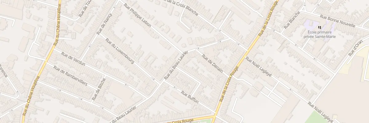Plan du 84 Rue du Beau Laurier à Tourcoing