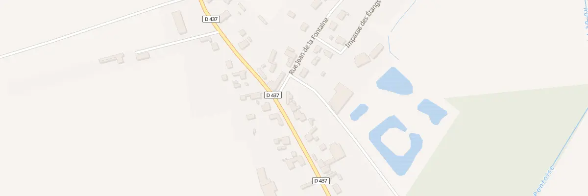 Plan du 2 Rue Jean de la Fontaine à Abbécourt