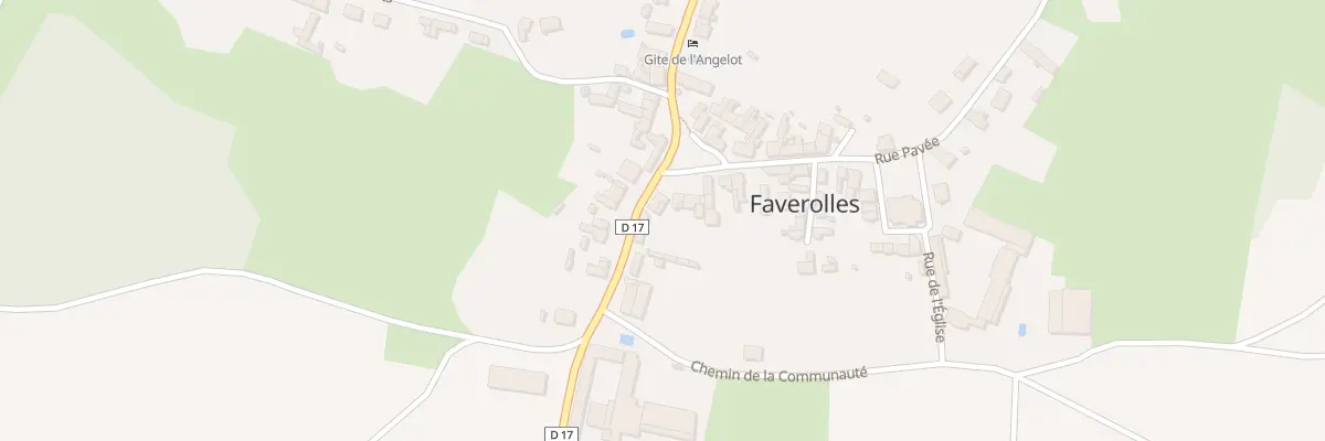 Plan du 21 Rue Saint-antoine à Faverolles