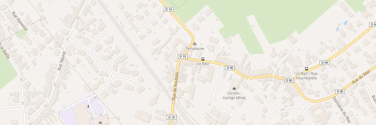 Plan du 4 Rue du Riez à Templeuve-en-Pévèle