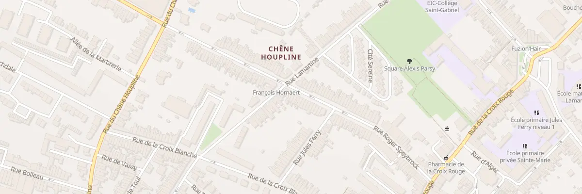 Plan du 89 Rue Roger Speybrock à Tourcoing