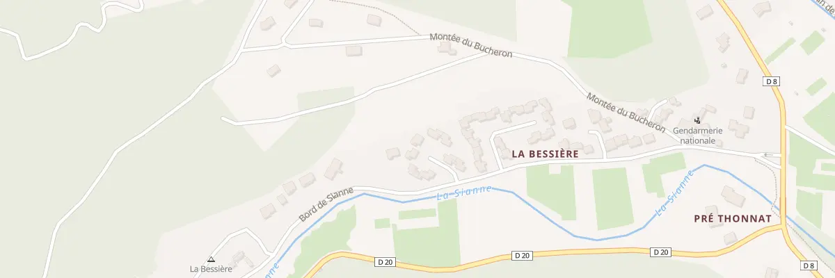 Plan du 5004 La Bessiere à Blesle