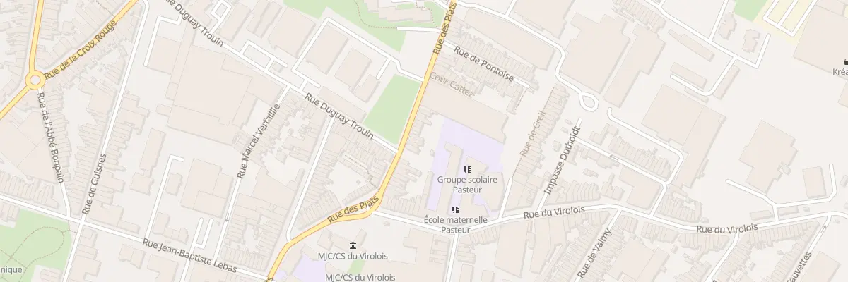 Plan du 204 Rue des Piats à Tourcoing