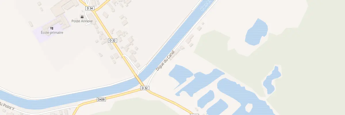 Plan du 2 Dig du Canal à Saint-Simon