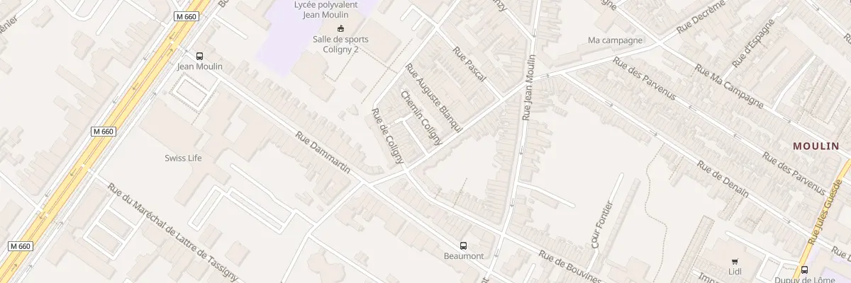 Plan du 2 Imp Kleber Rue Daguesseau à Roubaix