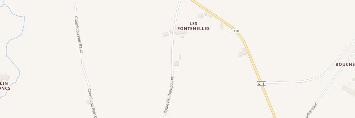 Plan du 5141 Les Fontenelles à Treban