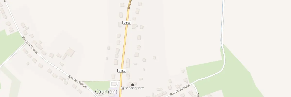 Plan du 16 Rue du Catelet à Caumont