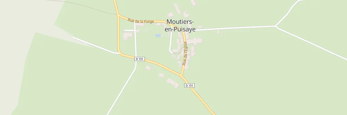 Plan du 14 Moutiers à Moutiers-en-Puisaye