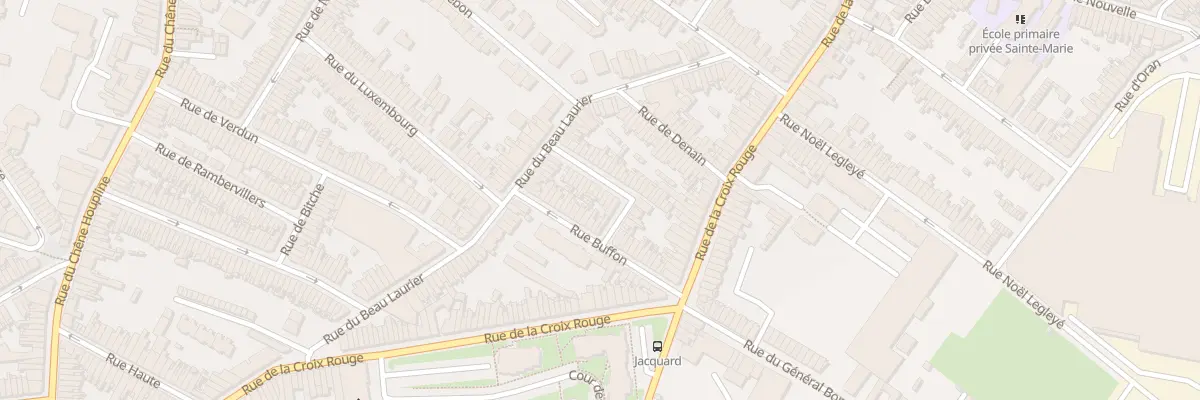 Plan du 24 Rue de Rouen à Tourcoing