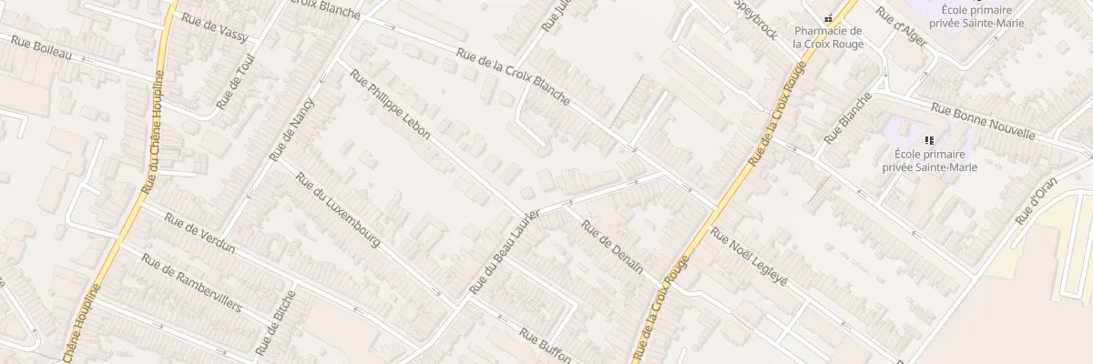 Plan du 95 Rue du Beau Laurier à Tourcoing