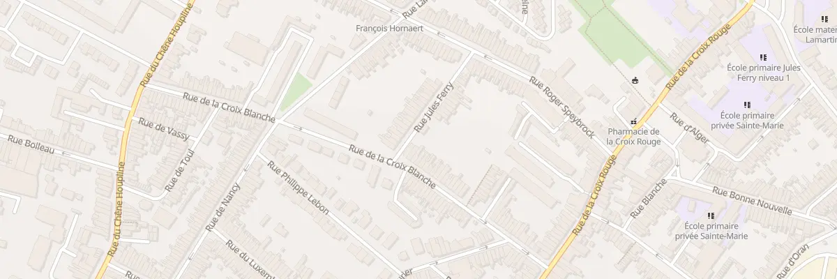 Plan du 127 Rue de la Croix Blanche à Tourcoing
