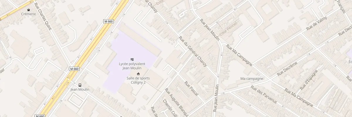 Plan du 36 Rue Coligny à Roubaix