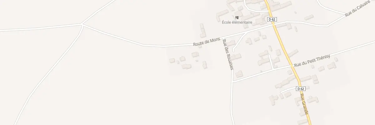 Plan du 15 Rte de Mons à Thénisy
