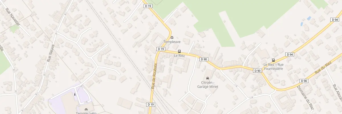 Plan du 8 Rue du Riez à Templeuve-en-Pévèle
