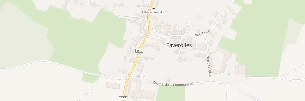 Plan du 4 Rue Pavée à Faverolles