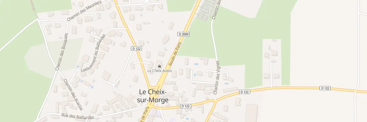 Plan du 40 Rte de Paris au Cheix-sur-Morge