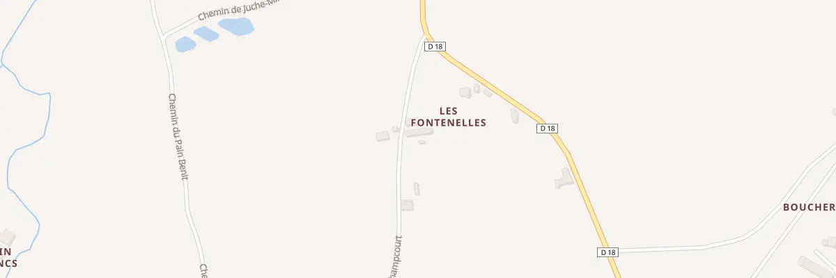 Plan du 5242 Les Fontenelles à Treban