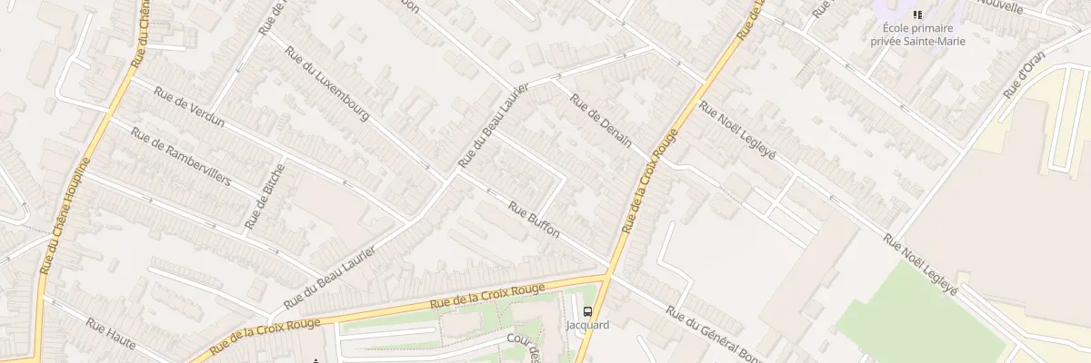 Plan du 20 Rue de Rouen à Tourcoing