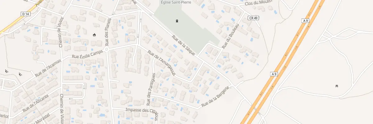 Plan du 23 Rue de l’Amargassal à Lespignan