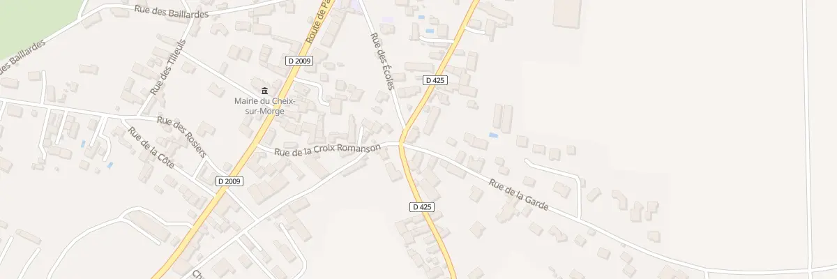 Plan du 1 Rue de la Garde au Cheix-sur-Morge