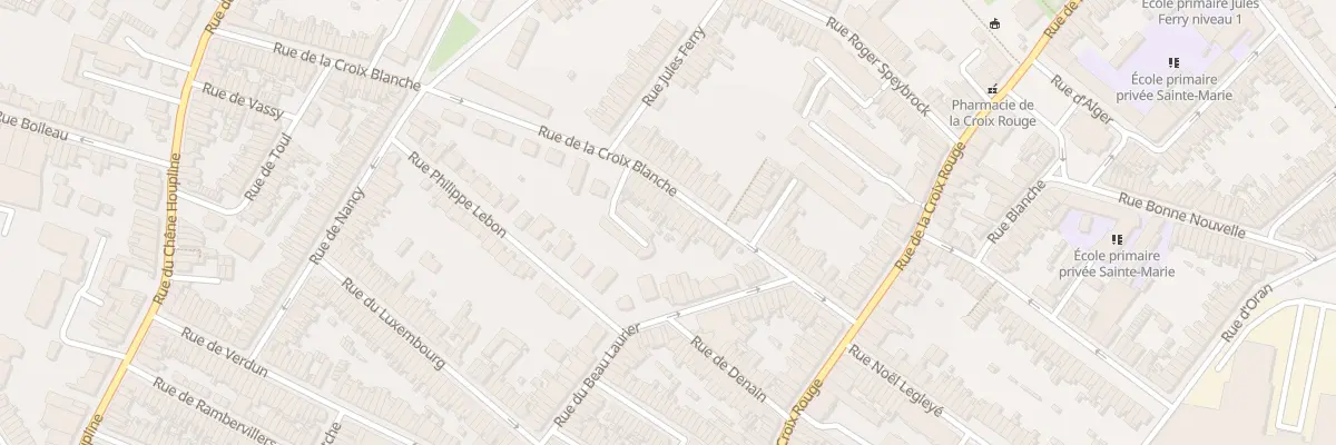 Plan du 146 Rue de la Croix Blanche à Tourcoing