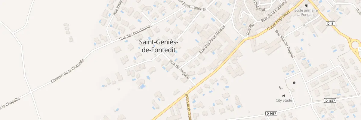 Plan du 5335 Rue de l’Arjolle à Saint-Geniès-de-Fontedit