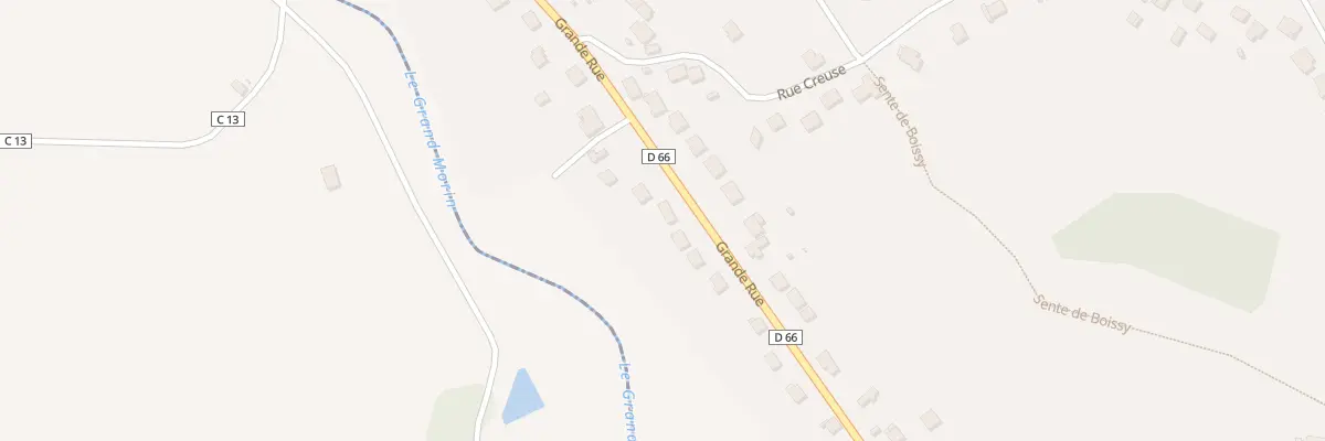 Plan du 45 Grande Rue à Chauffry